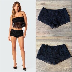Edikted Julianna Ruffle Shorts